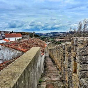 walls around obidos